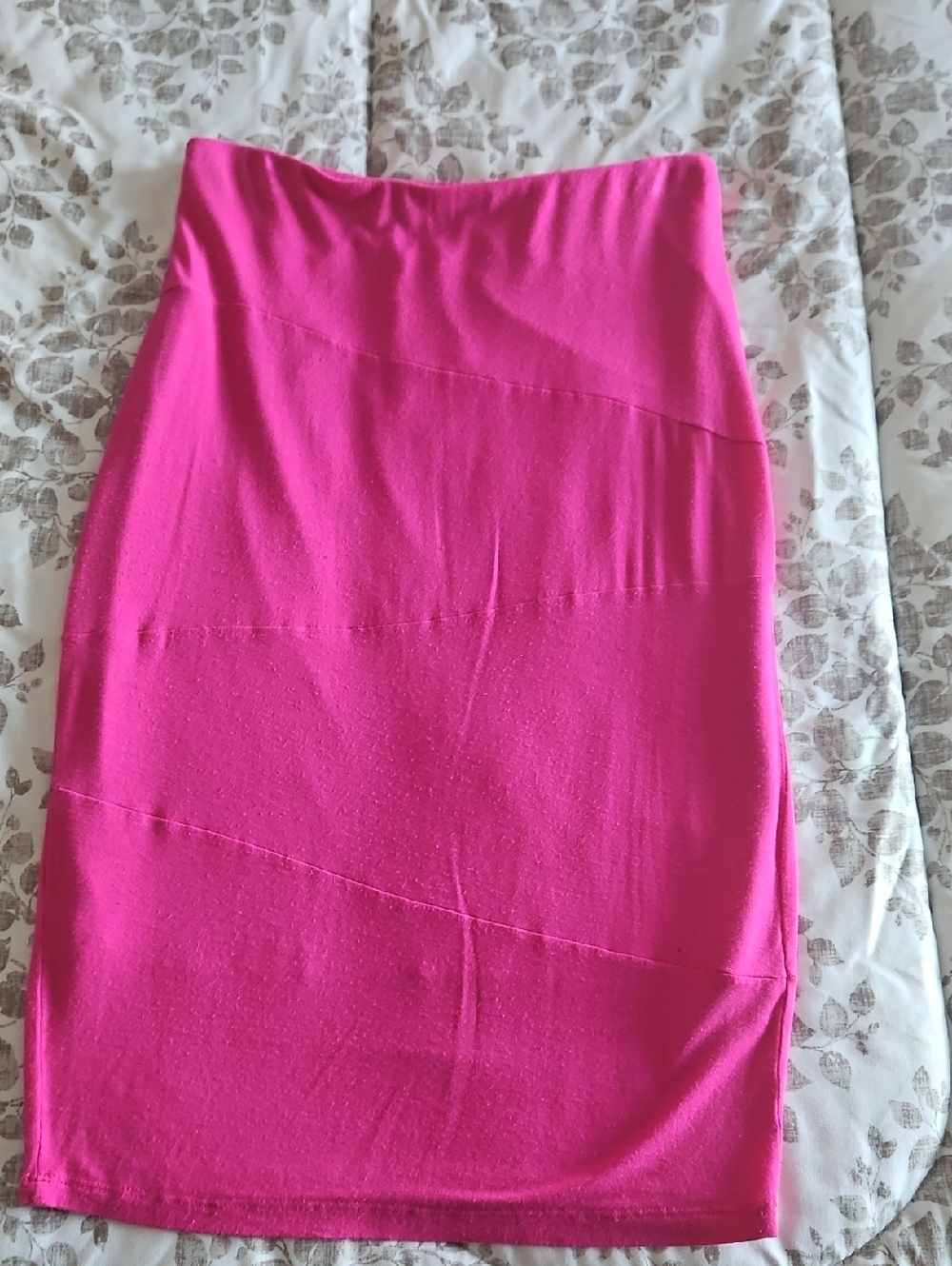 Mossimo Vibrant Pink Pencil Skirt
